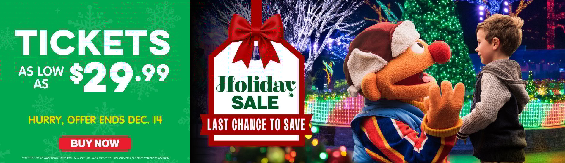 Tickets as low as $29.99