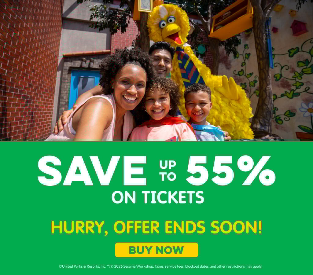 Save up to 55% on Tickets