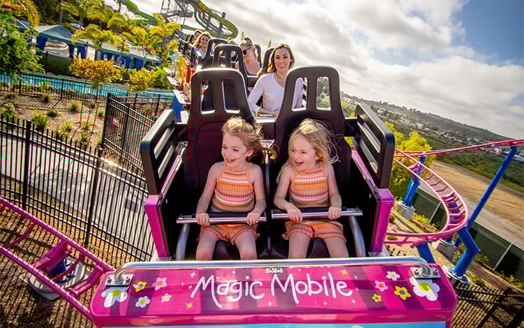 Kids friendly attractions at Sesame Place